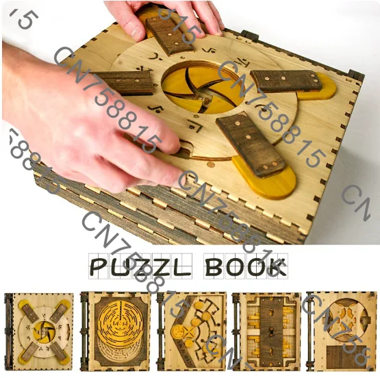 Puzzle Products, Hell 3D Puzzle Assembly Toy Mechanism Decryption Box Toy, Cryptography Puzzle Level 10 High Difficulty