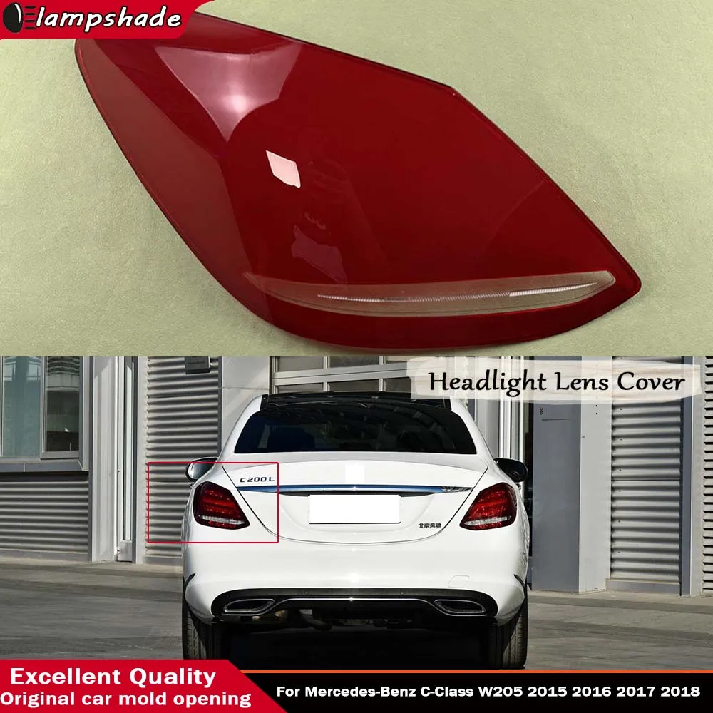 

Rear Outer Tail Lamp Cover Brake Lights Shell Replace The Original Lampshade For Mercedes-Benz C-Class W205 2015 2016 2017 2018