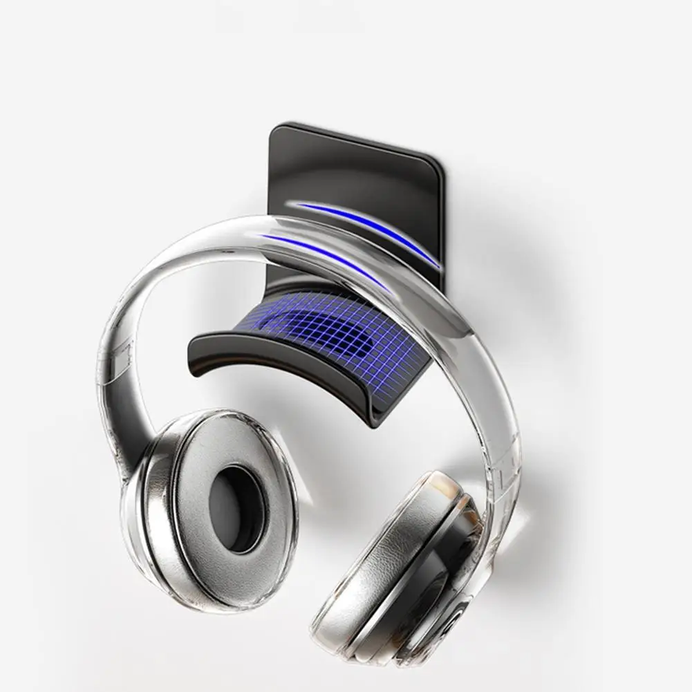 Universal Plastic Wall Mount Headphone Hanger, Stand Under Desk, Rack Adesivo, Suporte para Gaming Earphone Bracket