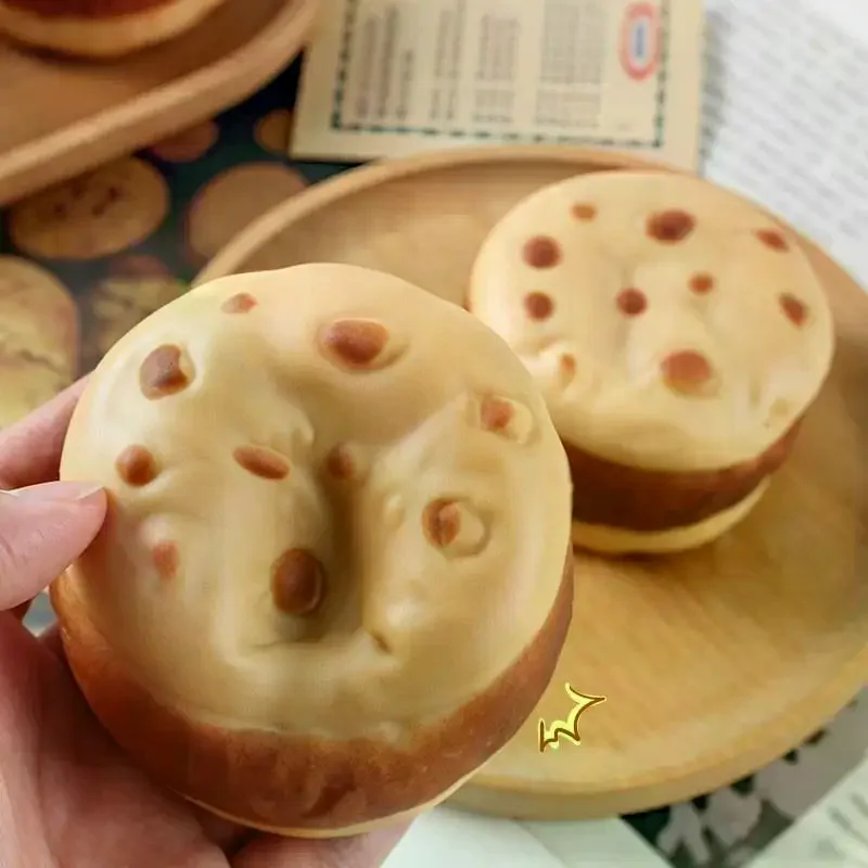 1Pcs Chocolate Cookie Stress Relief Ball Crunchy Squeeze Toy Round Blocks Filled ASMR Anti Stress Release Hand Relax Gift Toy