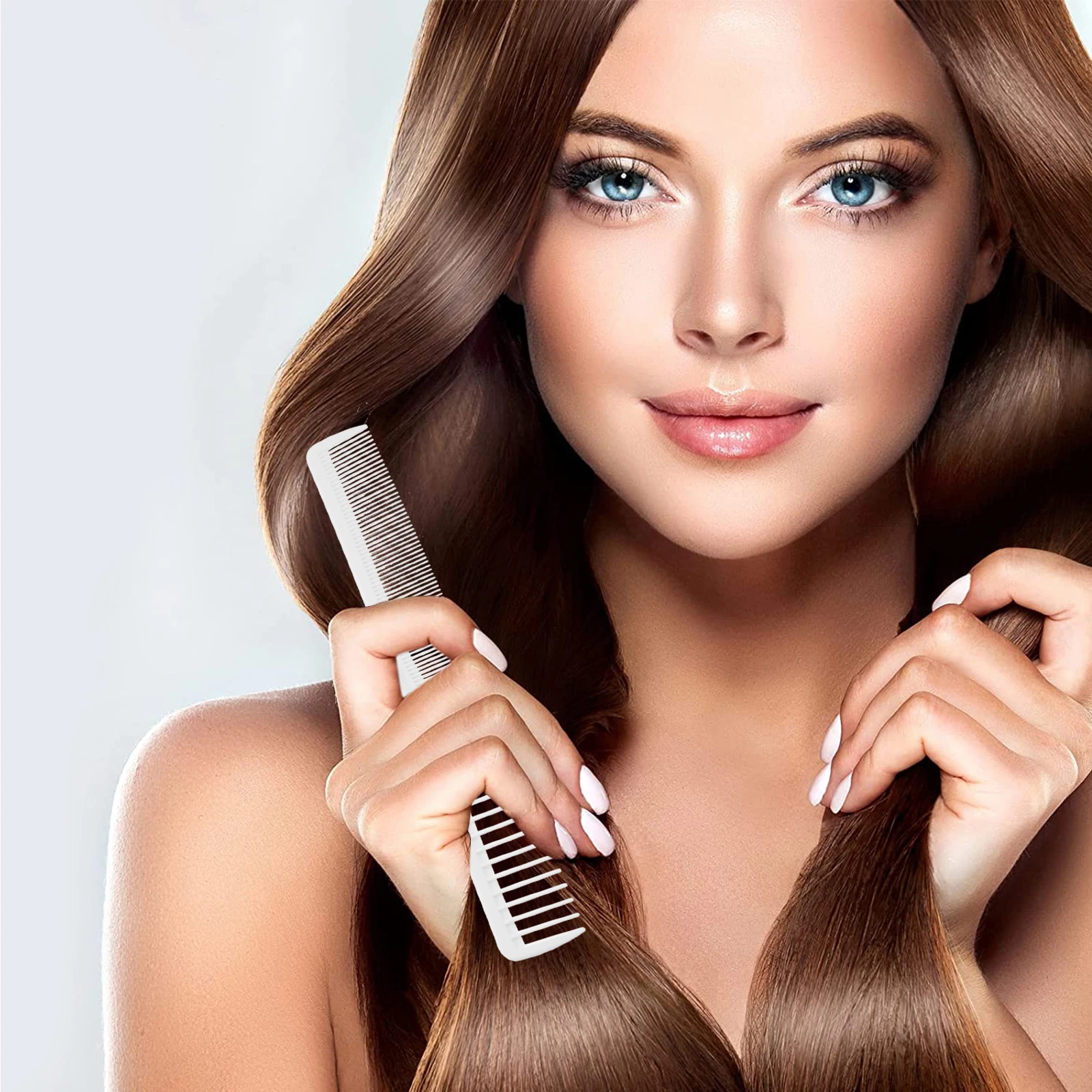 

Professional Hair Comb For Barber Salon Home Use Unbreakable Durable Anti-Static Comb Suitable For Thick Curly Straight Hair