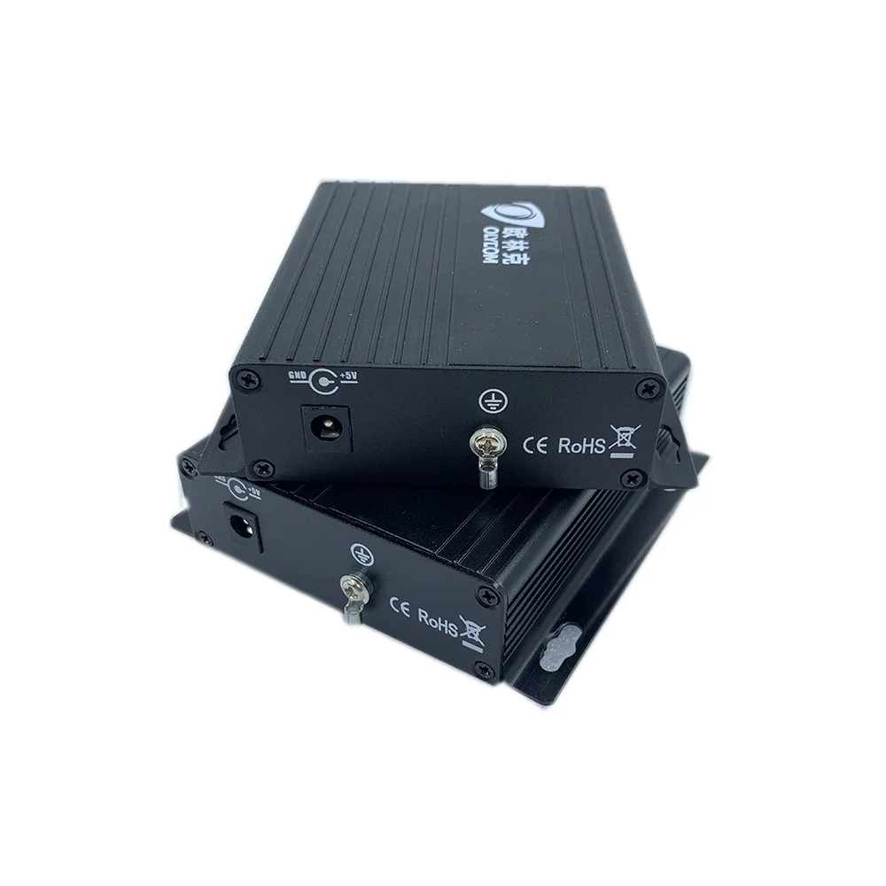 2026 محول FC BNC فريد 20 كجم بسيط 2CH محول فيديو تناظري إلى IP مع بيانات RS485