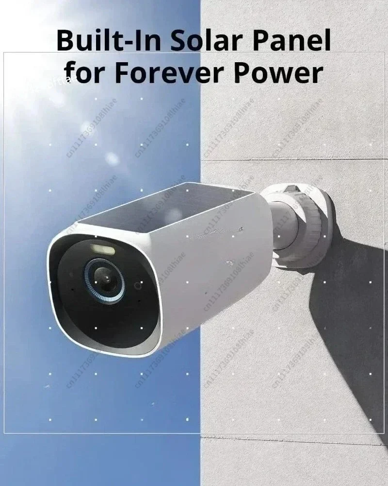 Outdoor Wireless 4K camer Solar Panel Forever Power Face Recognition AI