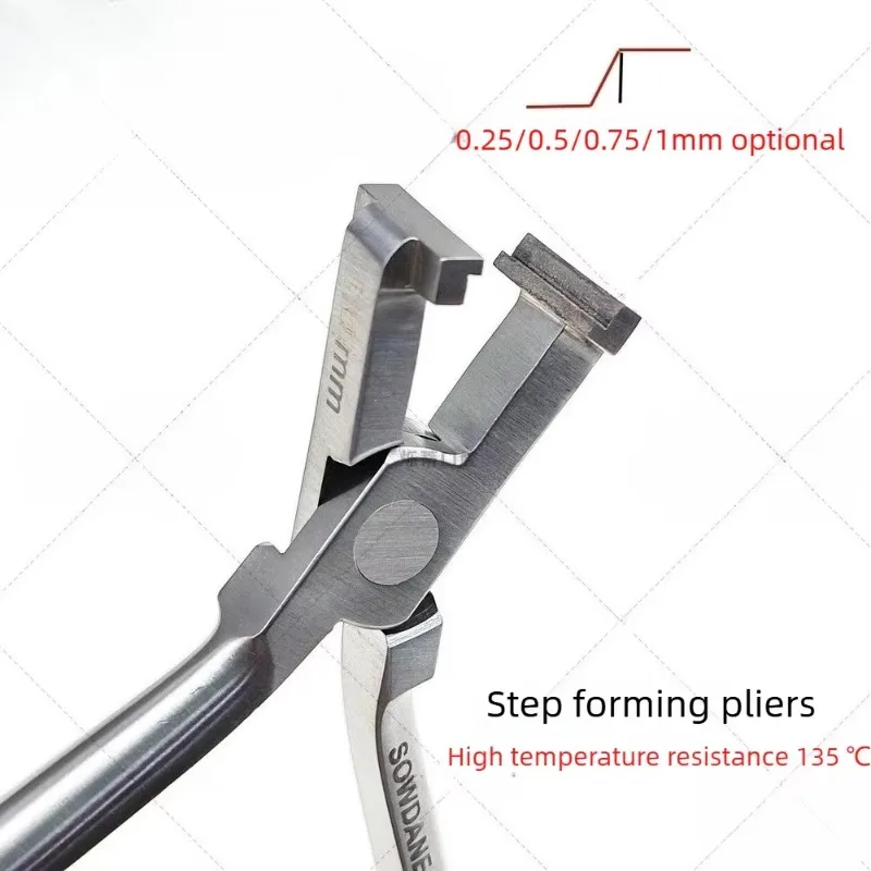 Laboratory Double-sided Bending Forming Forceps Step Bending Forceps Orthodontic Forceps, One-Second Bending Tools Lab Tools s