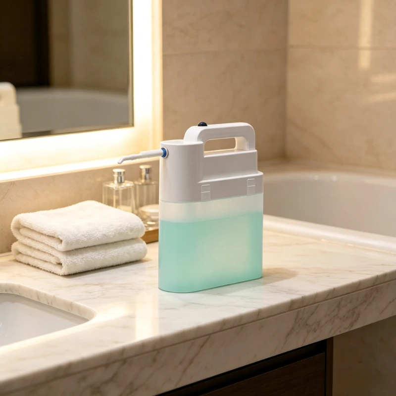 Hand Held Foam Machine Bubble Shield Splash Proof Foam Machines Deodorizing PP Lithium Battery Toilet Parts Home Household