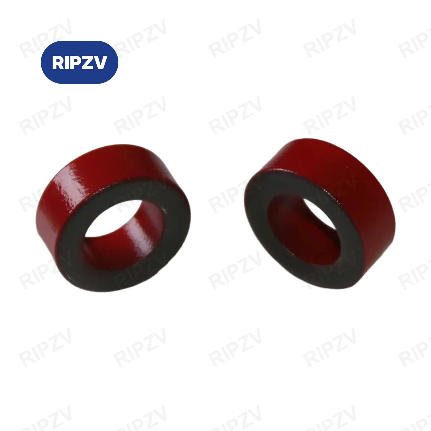 T80 -2 Iron Power Cores Inductor T80-2 20.3*12.7*6.35 mm Red/Black Coated Ferrite Ring Core Filtering