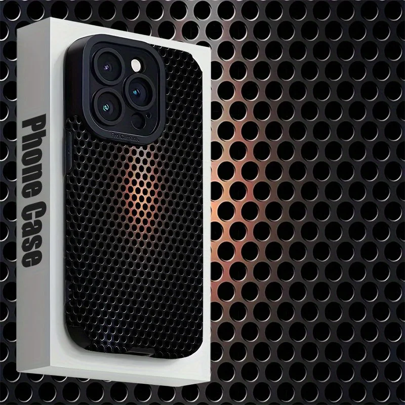 

Для Samsung S25 Черная матовая сетчатая текстура, стильный тонкий противоударный совместимый с моделями серий Galaxy S25/S24/S23/S22/S21 и A