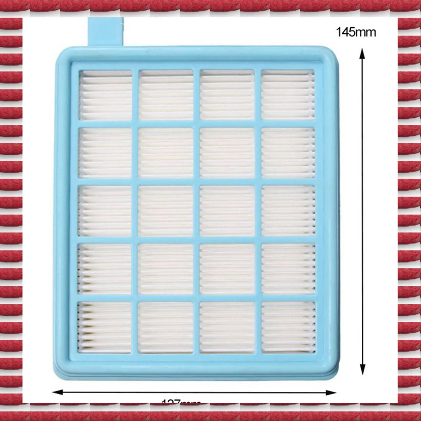 A97G 12 قطعة/الوحدة تصفية شبكة فلتر HEPA الجامعي-ميسترال للمكنسة الكهربائية FC8515 FC8516 FC8517 FC8518FC8470 FC8471