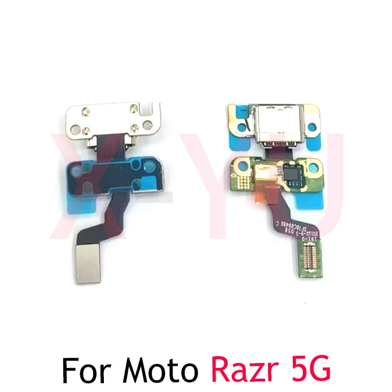 

For Motorola Moto Razr 5G XT2071-4 USB Charging Board Dock Port Flex Cable Repair Parts