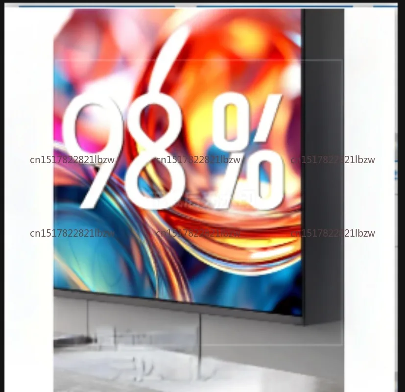 Frameless TV 100 Inch Intelligent Network 85WIFI75 High Definition 4k65 LCD Full Large Screen