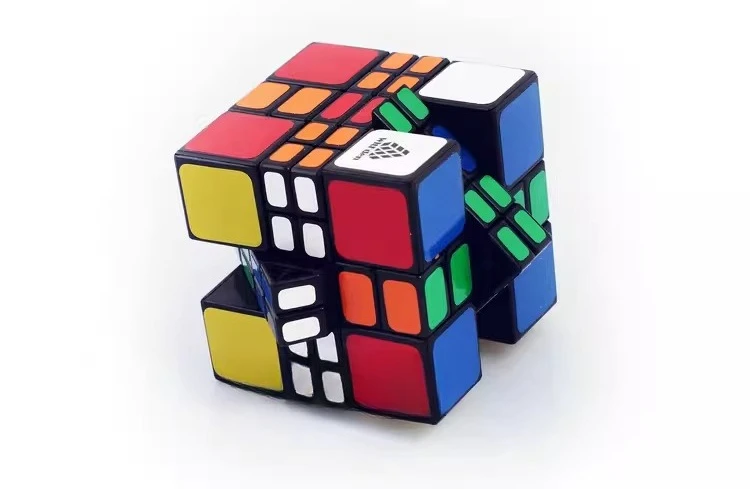 4x4x3 Alien Cube Mixup Plus Cube 443 cubo mágico negro rompecabezas juguete inteligencia parque juguetes para niños