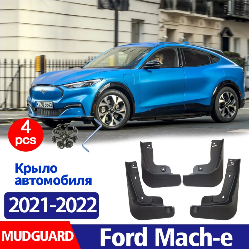 

FOR Ford Mach-e 2021 2022 2023 Mache Mudguard Fender Mud Flap Guards Splash Mudflaps Car Accessories Front Rear 4pcs