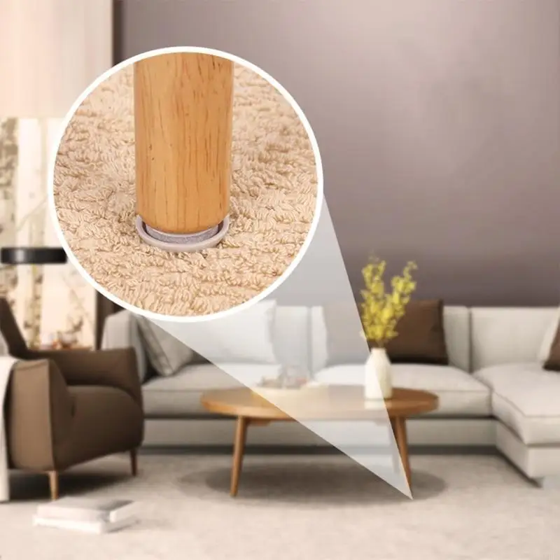 24Pieces Sturdy Noise Reducing Cushions to Prevent Floor Scratches and Enhances Stability Home Use