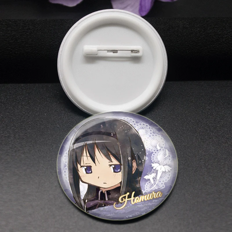 Puella Magi Madoka Magica Pin Leuke Anime Figuur Homura Miki Sayaka Broche Cosplay Badge Rugzak Schoenen Sieraden Accessoires Geschenken