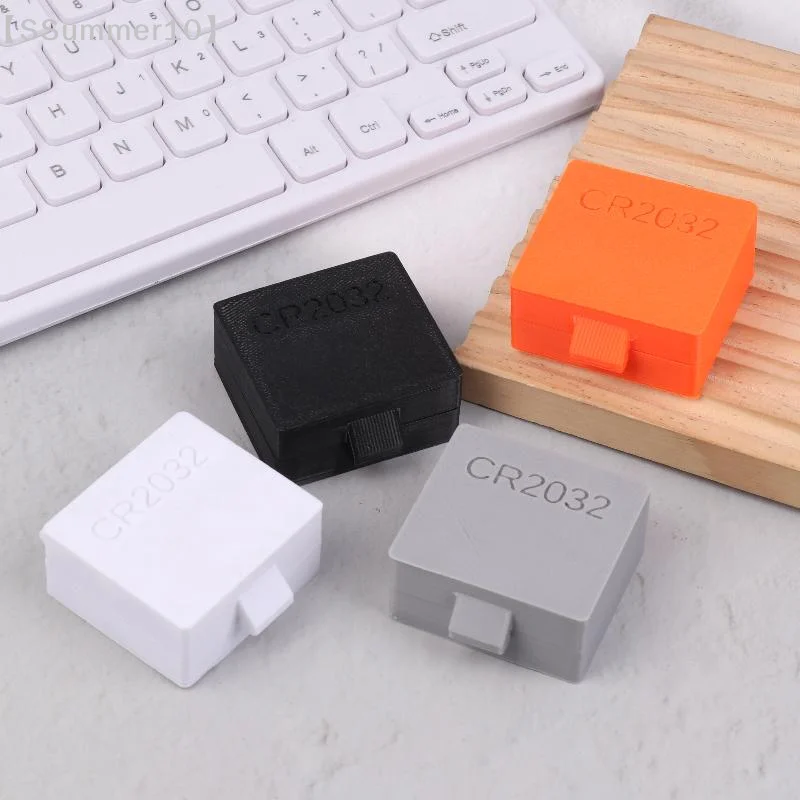 【SSummer10】【xxx】CR2032 Battery Box Coin Cell Battery Storage Case Small Battery Organizer Portable Batteries Protective Holder