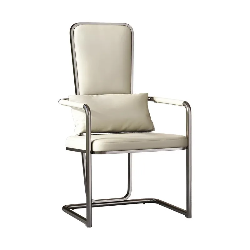 كرسي غرفة الشاي المكتبي البسيط الحديث كرسي ألعاب الكمبيوتر السحابي ووحدة التحكم، طاولة شاي فاخرة وخفيفة الوزن بتصميم بسيط