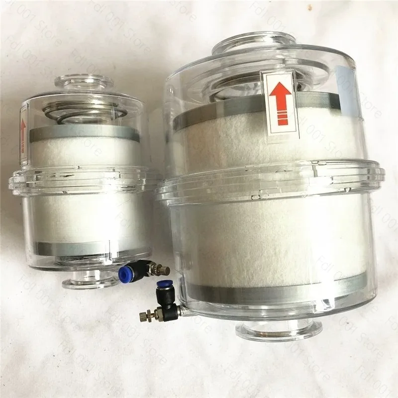 For 2XZ 2X series vacuum pump oil mist removal device, oil separation exhaust filter KF25 KF40 interface