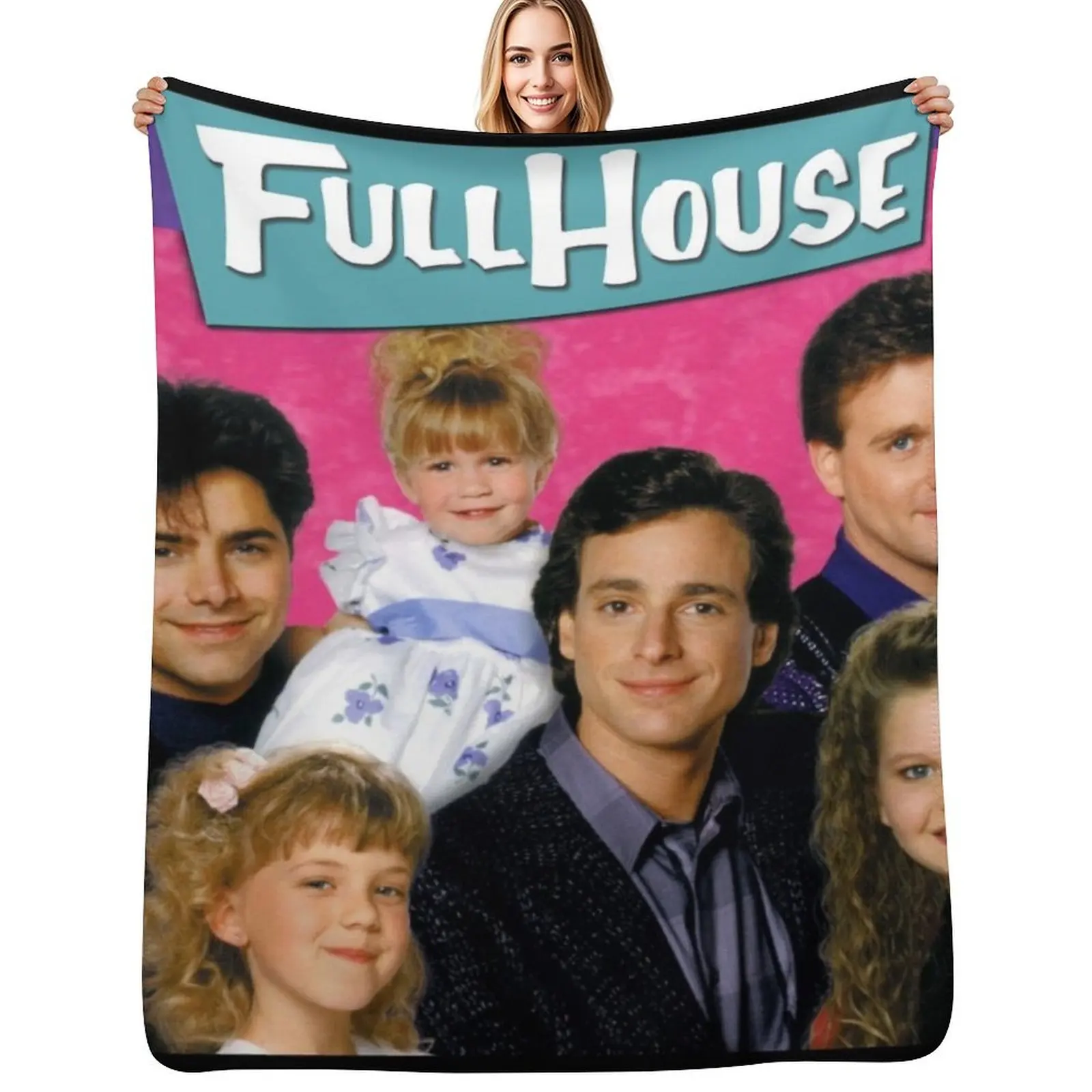

Full House Drama Series Throw Blanket Stain Resistant Cozy Warm Blanket