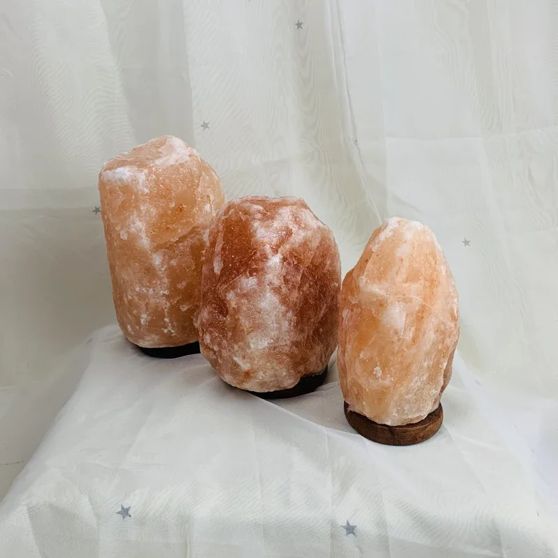 Modeling Salt Lamp Wholesale Himalayan Crystal Salt Rock Lamp USB Gift Light Bedroom Bedside Salt Crystal Stone Small Night Lamp