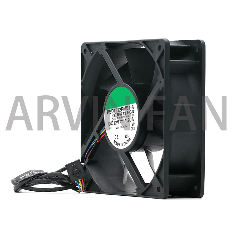 PSD1212PMB1-A (2) .B3010.F.GN 12V 15.5W 120*120*38mm Industrial Axial Cooling Fan 120mm