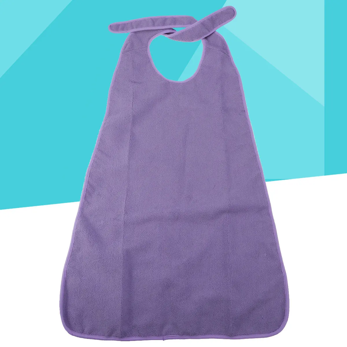 Adult Waterproof Meal Bib Elderly People Large Size Tie-Back Cloth Washable Mealtime Protector Clothing Protector Feeding
