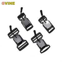 1PCS 20mm 25mm 50mm Magnetic Release Buckle Functional Belts Plastic Quick Side Buckle for Tactical Backpack Bags Strap Clip