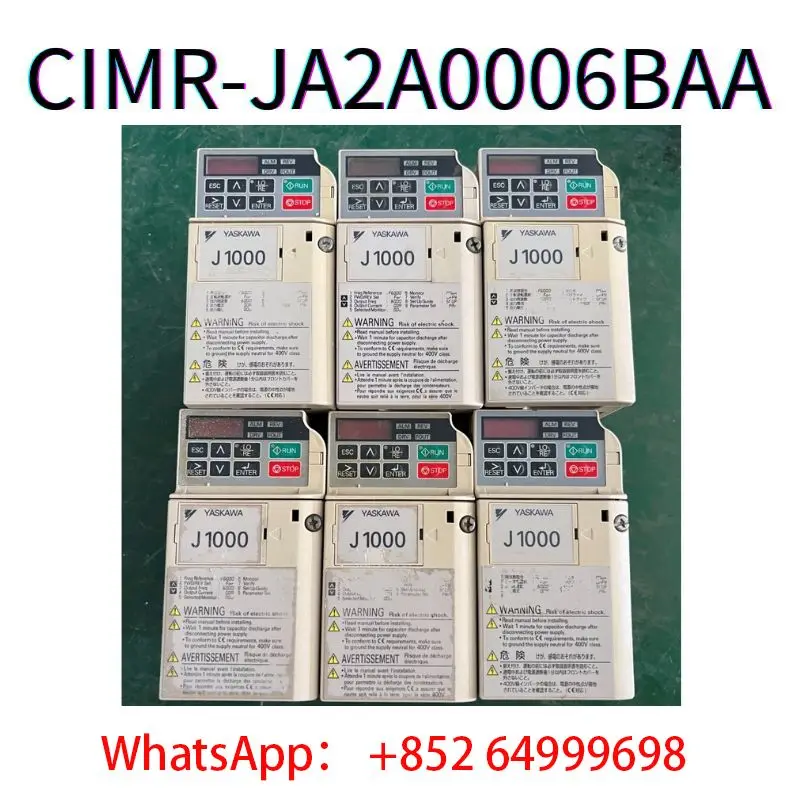 

second-hand CIMR-JA2A0006BAA three-phase 220V 0.75KW driver tested ok