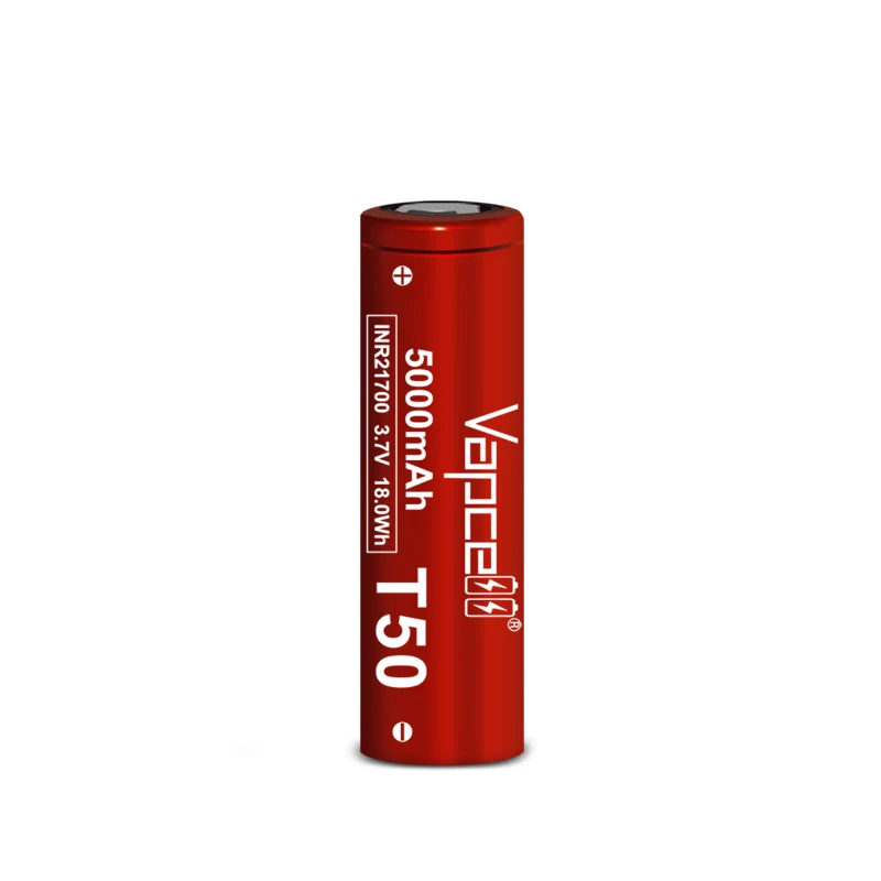 Batteria al litio originale Vapcell T50 21700 5000mah 3.7V 35A batterie ricaricabili portatili ad alta corrente 21700 per utensili elettrici