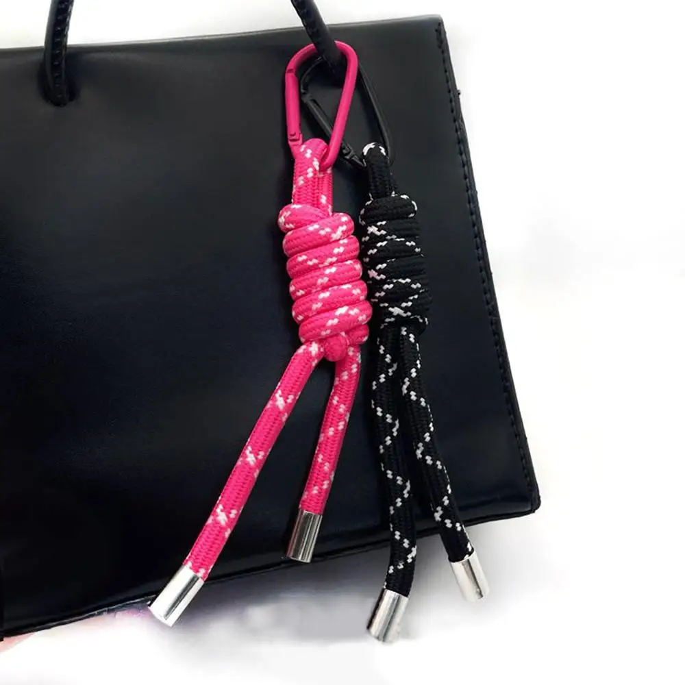 Colorful Braided Lanyard Keychain For Phone Case Decoration Bag Charms Women Chic Bag Pendant DIY Keychain Friend Couple Gift