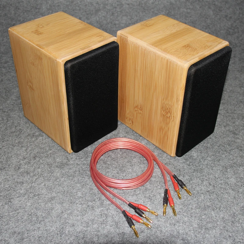 

1 pair Passive speaker solid wood 3-inch fever level subwoofer high-quality wood labyrinth Bookshelf Diy Computer Audio Car Spea