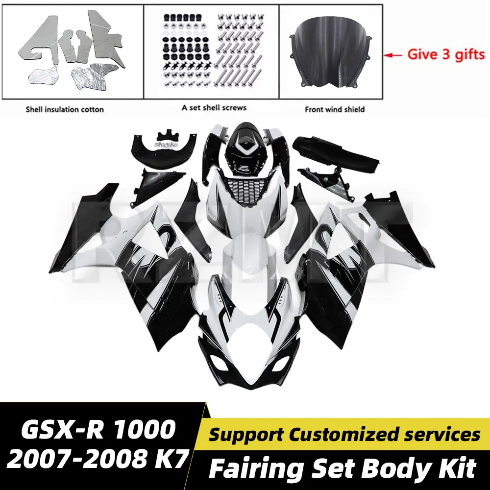

Motorcycle Fairing Set Body Kit Plastic For Suzuki GSXR GSX-R 1000 2007-08 K7 Accessories Injection Bodywork 07-08 S1007-134a