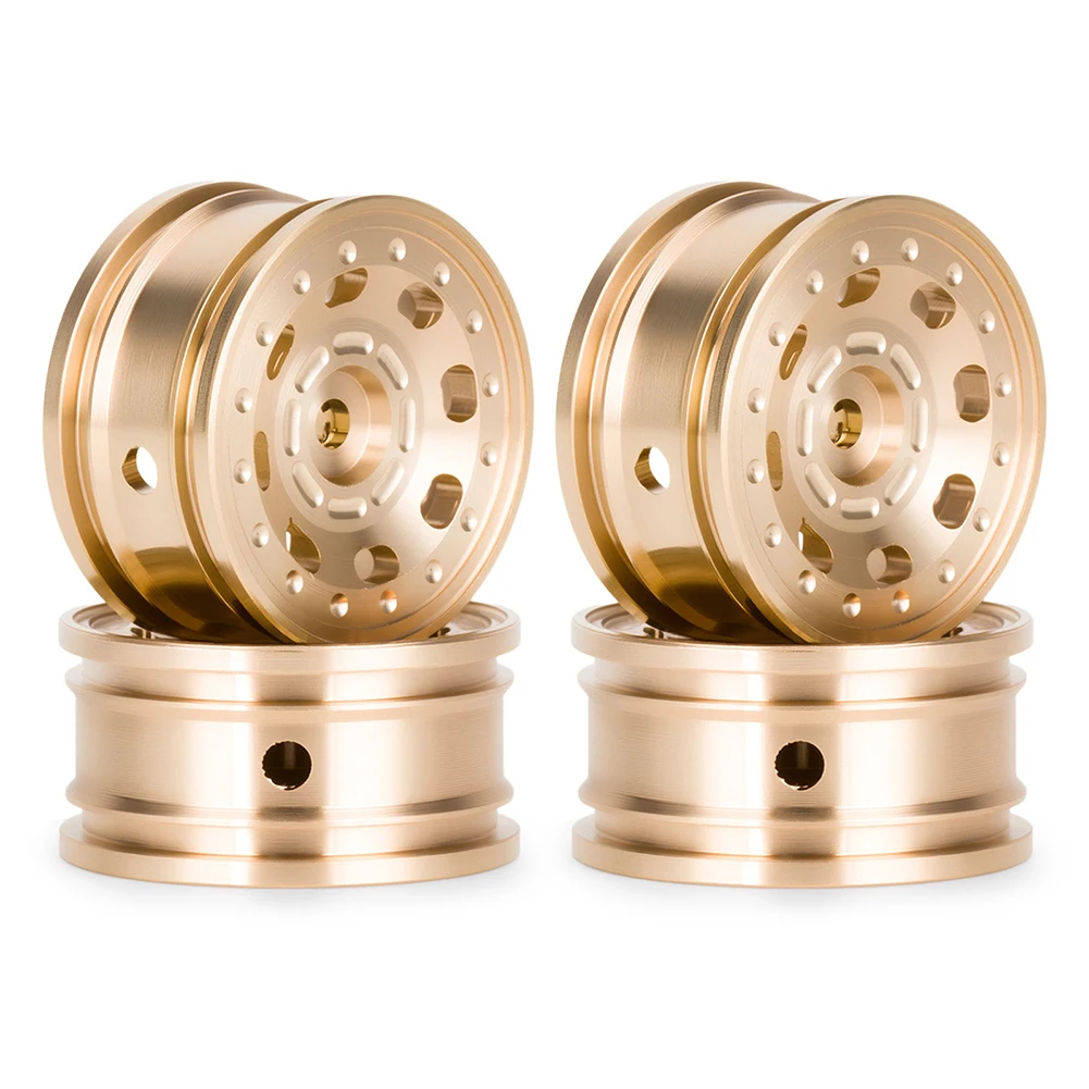 

Brass 0.7'' Wheel Rim Hub For AXIAL 1/30 SCX30 Ford Bronco Jeep RC Car Accessory