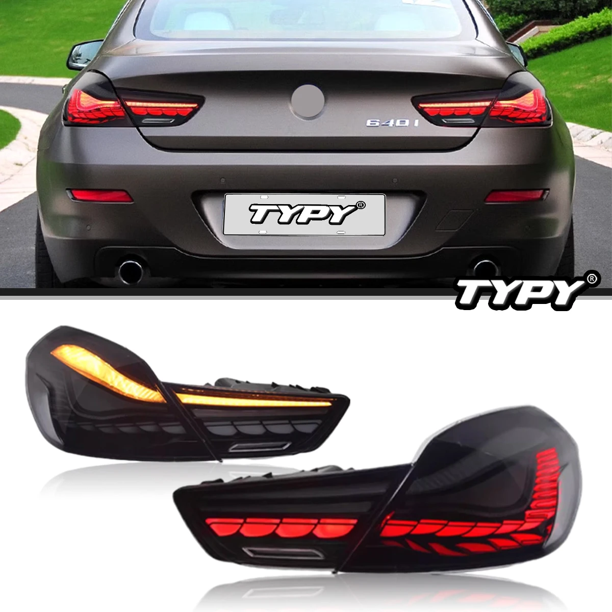 

TYPY Car Lights For BMW 6 Series F06 Tail Light 2010-2016 LED Car Tail Lamps Daytime Running Lights Dynamic Turn Signals