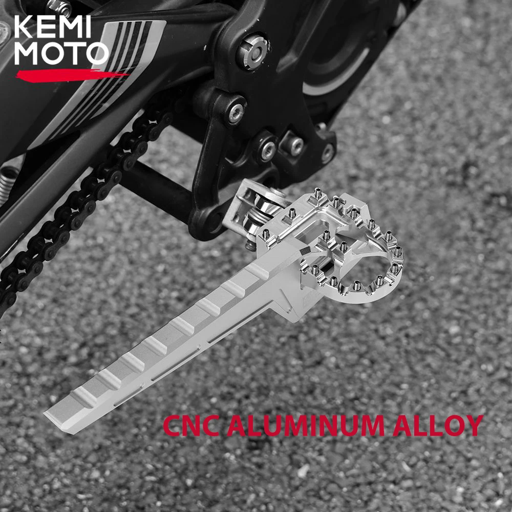 Foot Pegs Extension Passenger Extender FootPegs CNC Aluminum Alloy Motocross Dirt Bike Off-Road For Surron For Segway X160 X260