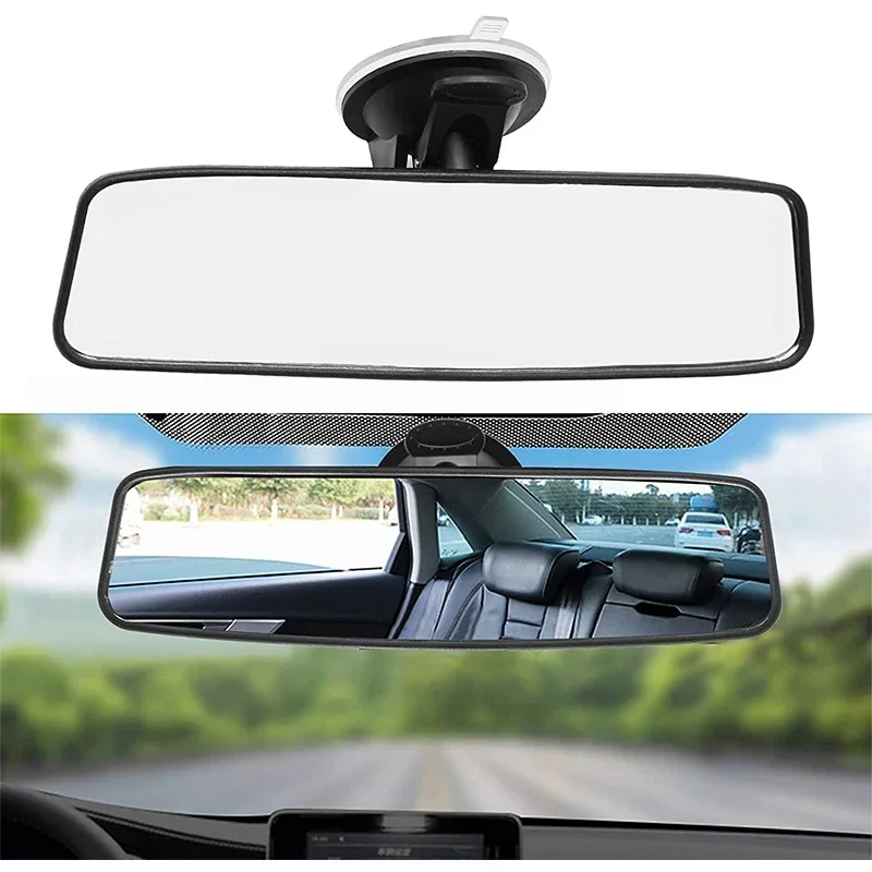 

NEW Car Rear View Mirror Adjustable 360 Panoramic Vehicle Car Rearview Parts with Suction Cup Car Decor Interior Accessories