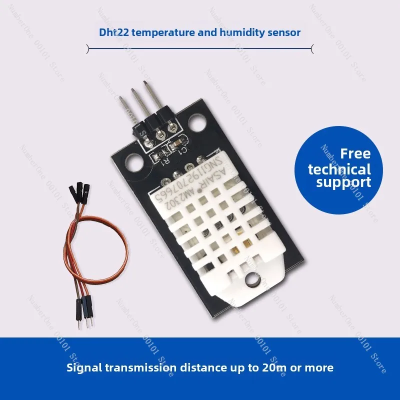 DHT22 digital temperature and humidity sensor AM2302 module single bus serial interface development electronic building block