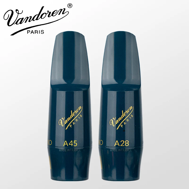Французский импортный мундштук Vandoren Eb Key, альт-саксофон, мундштук с синим слоном A45, бакелитовый мундштук Vandoren A28