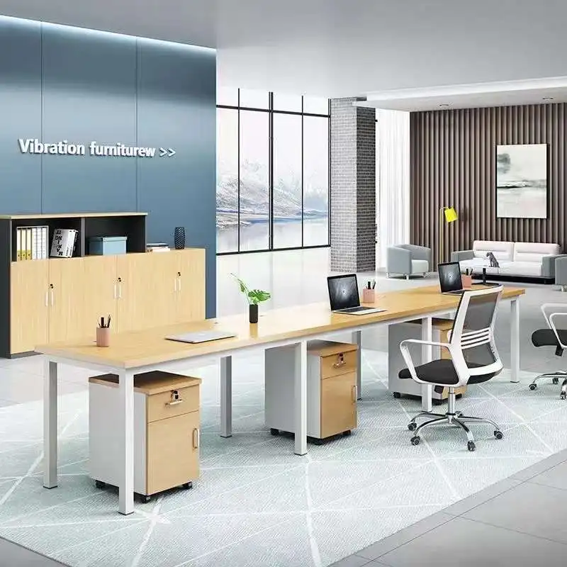 

High Quality Metal Base Office Desk Office Work Station With Filling