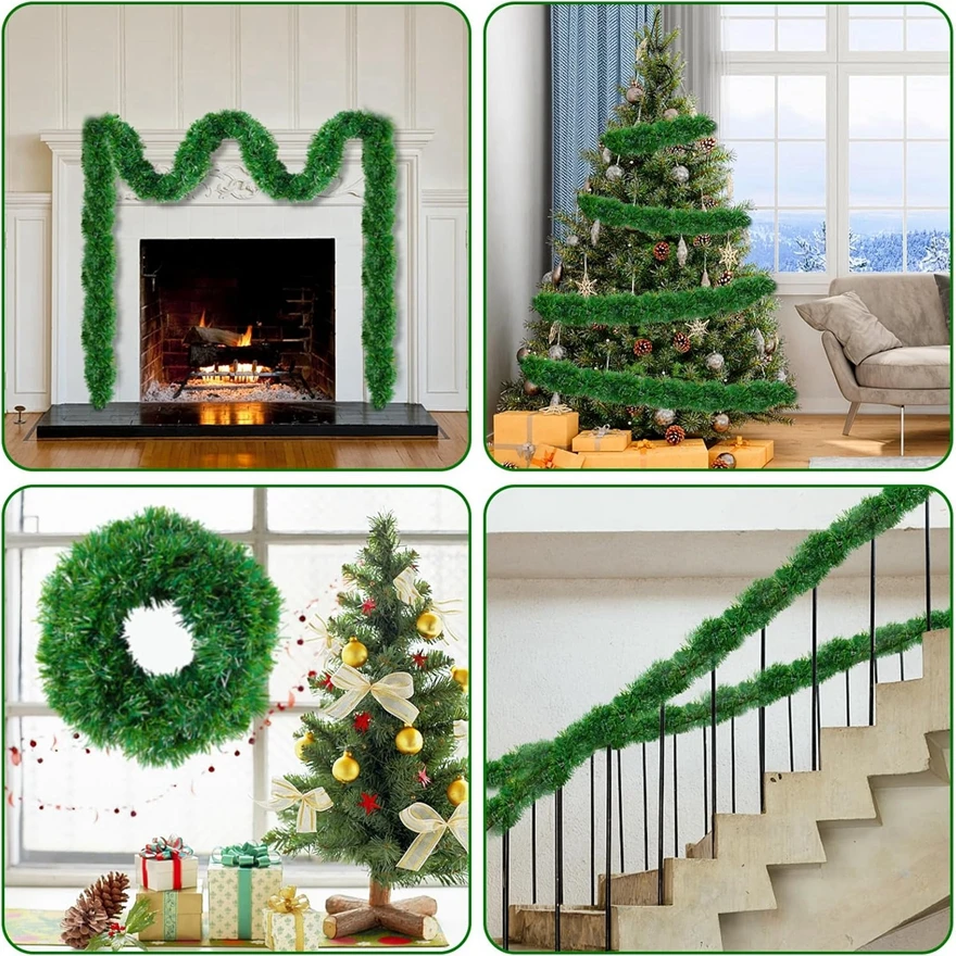 Artificial Ivy Leaf Plant Vine Hotsale Home Wedding wreath Outdoor Garden Festival DIY gift box Christmas tree Escalator Decor