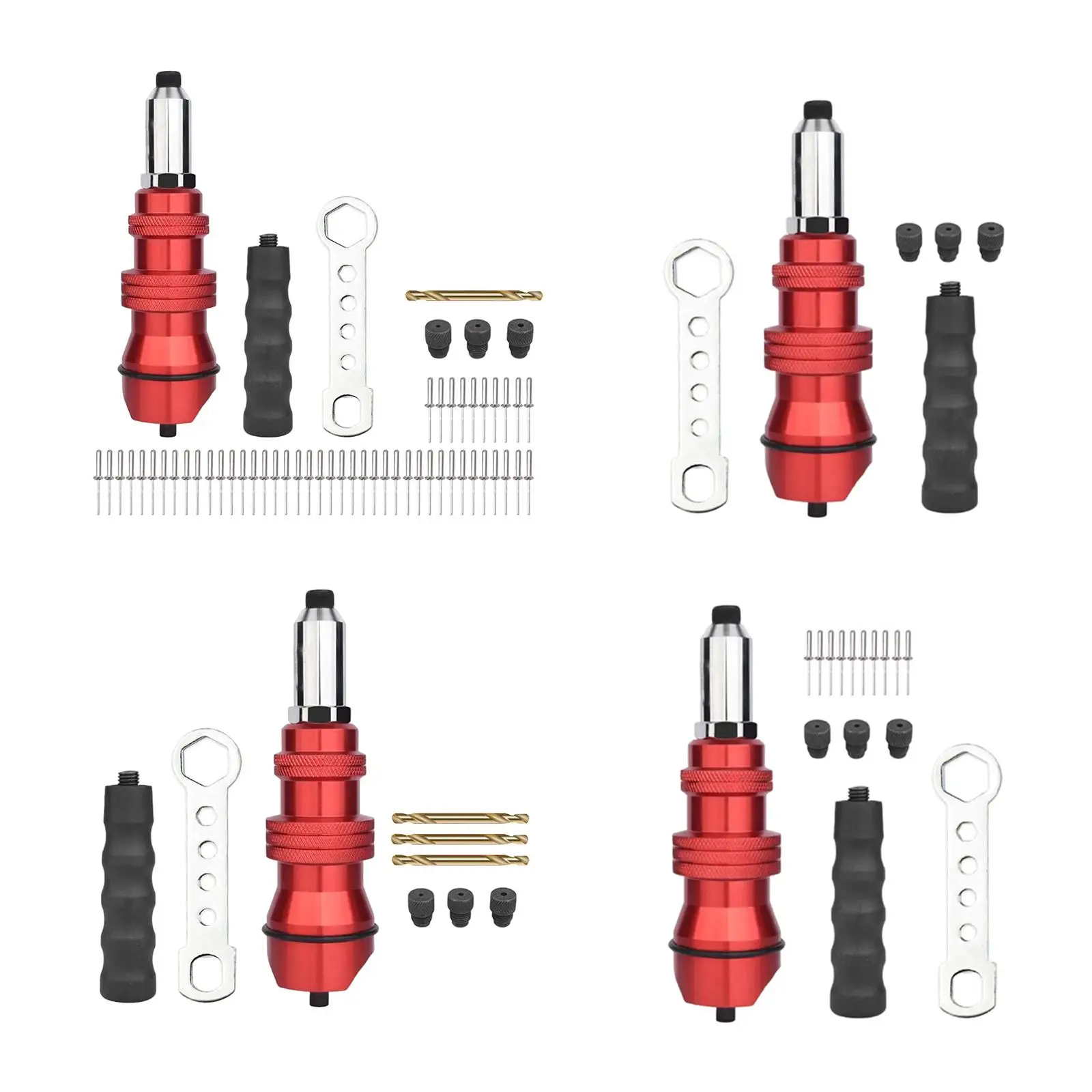 Professial Drill Riveter Adapter Attachment Accessories Insert Nut Electric Rivet Nut Adapter for Workshop,Home Use