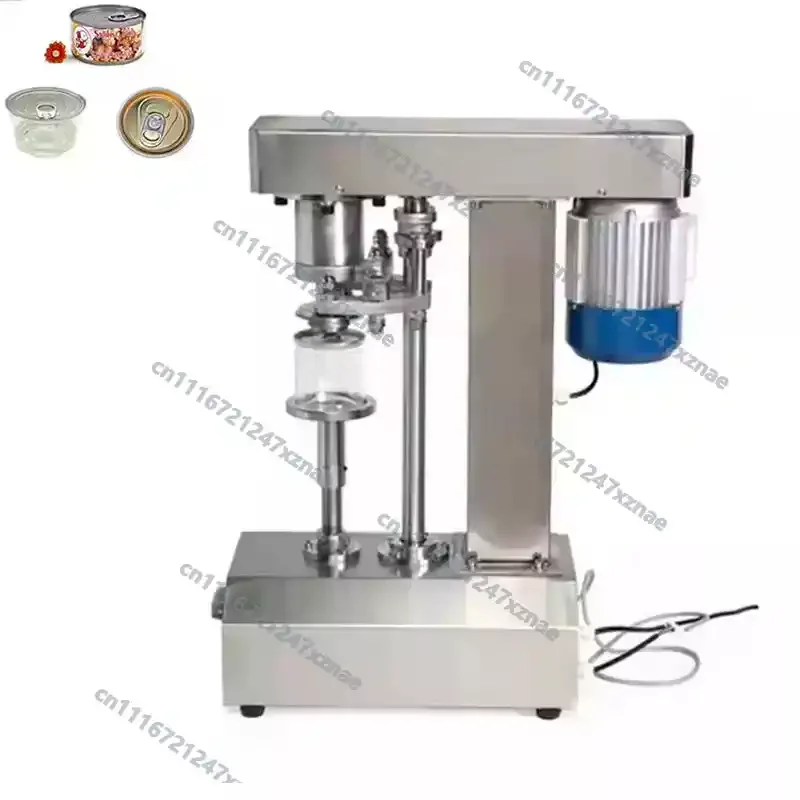 For Tin Aluminum Can Beer Bottle Packaging Can Seamer 600-1200BPH，Tabletop Semi Automatic Can Sealing Machine