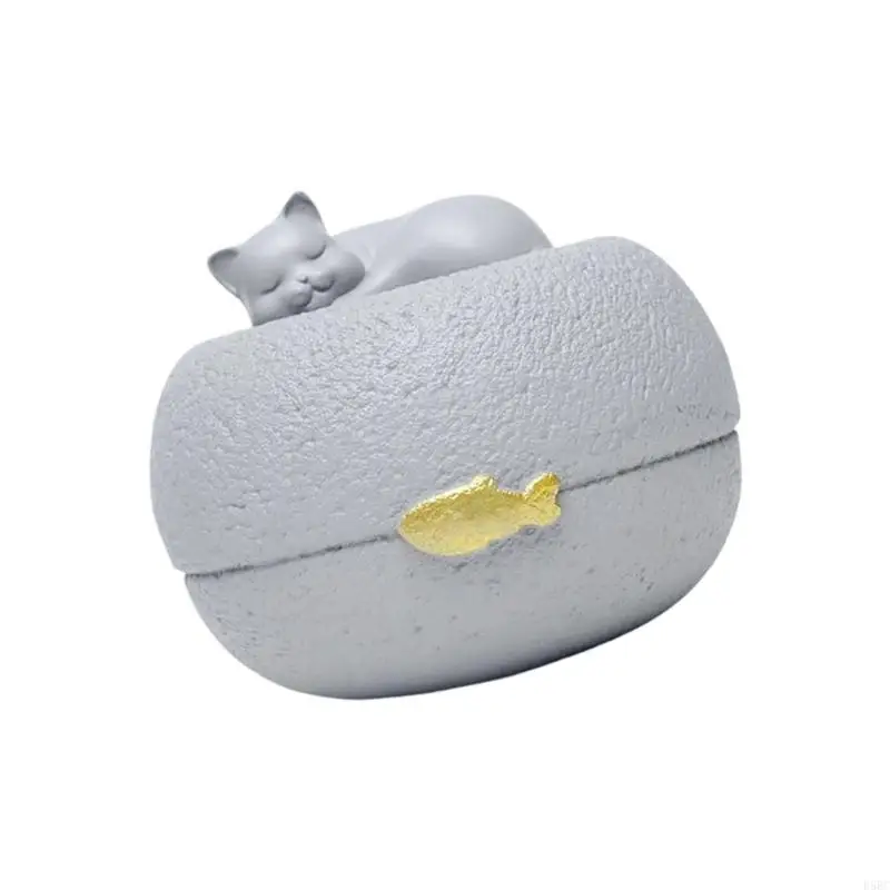 حامل رماد الجرة التذكاري للحيوانات الأليفة لفقدان الكلاب والقطط صندوق تذكارات من الراتينج مع تخزين آمن لشعر الحيوانات الأليفة من #5