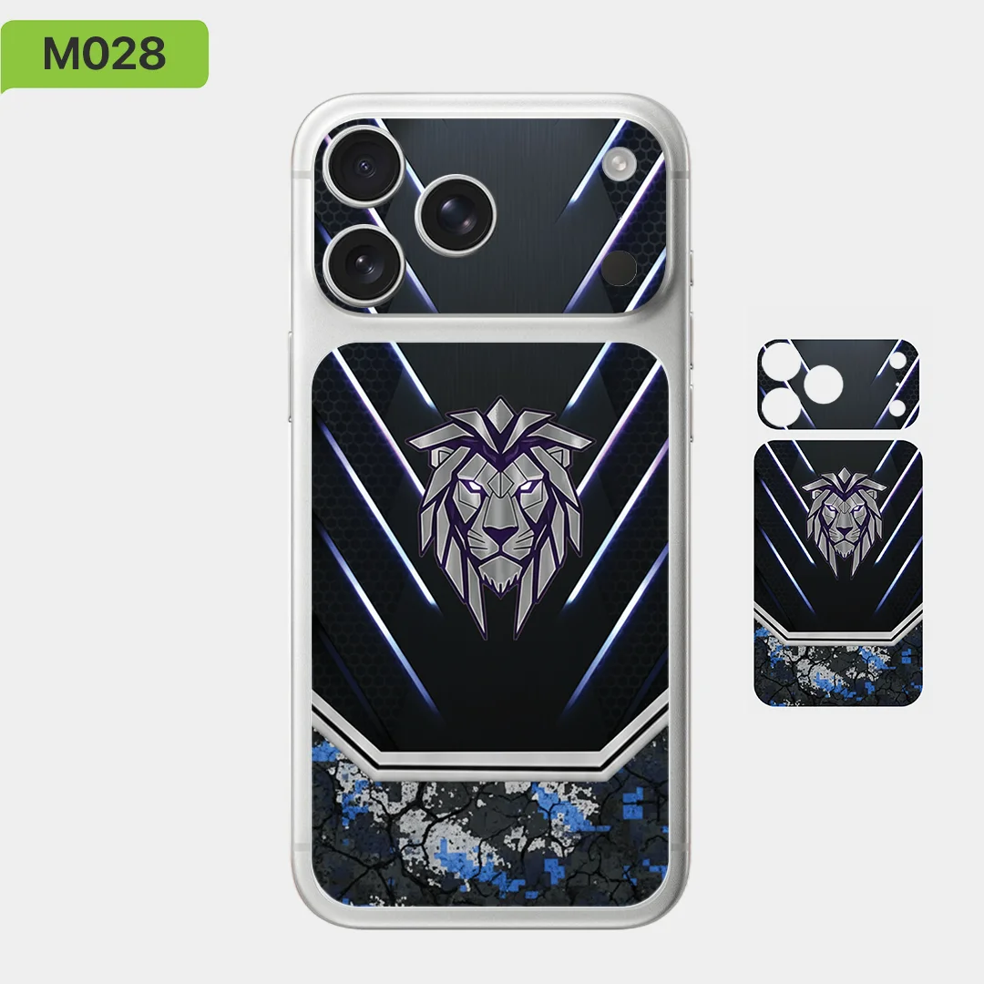 Naklejka ochronna na tył telefonu Apple iPhone 17 Pro 17 Pro Max, pełna osłona, kolorowa, trójwymiarowa folia ochronna na tył. — zdjęcie produktu 3