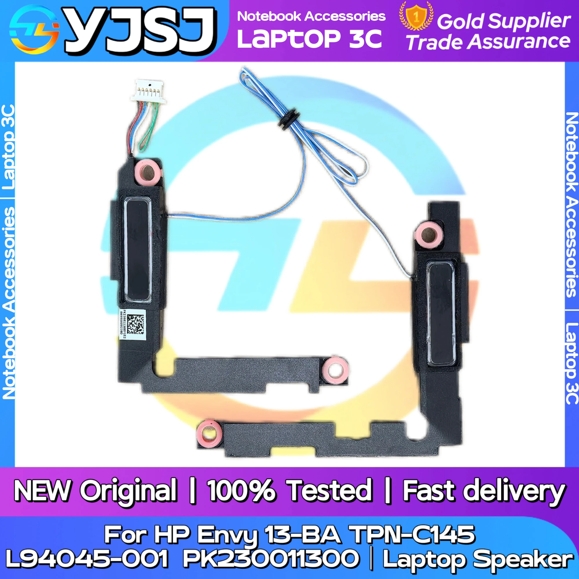 

New Original Laptop Notebook Audio Speaker For HP Envy 13-BA TPN-C145 built-in speaker horn audio L94045-001 PK230011300