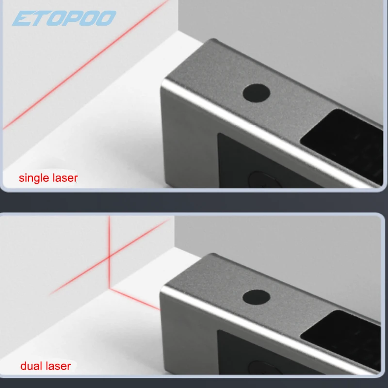 Imagem -02 - Ferramentas de Medição a Laser para Casa Projetor a Laser l1 Medida a Laser de Carregamento Usb c