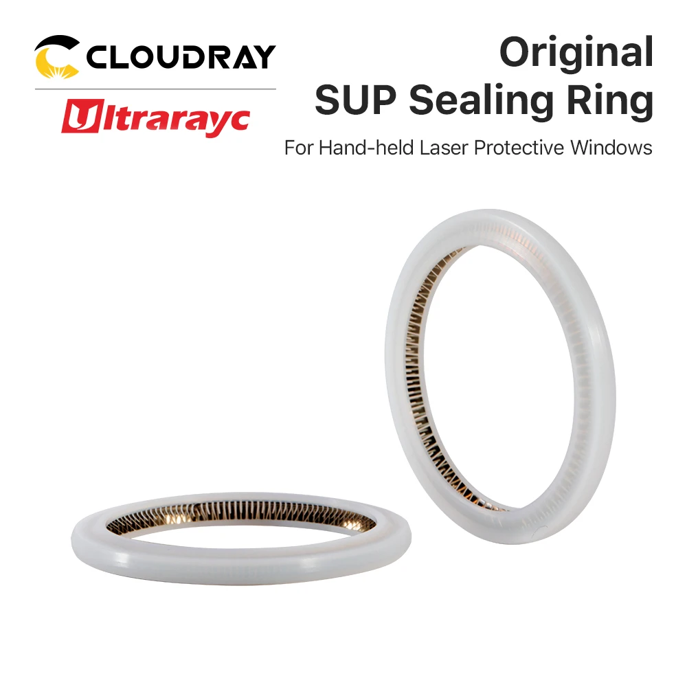 

5pcs/set Original SUP Weiye Laser Sealing Ring Spring-loaded Seal Ring for Hand-held Welding Cleaning Head Protective Windows