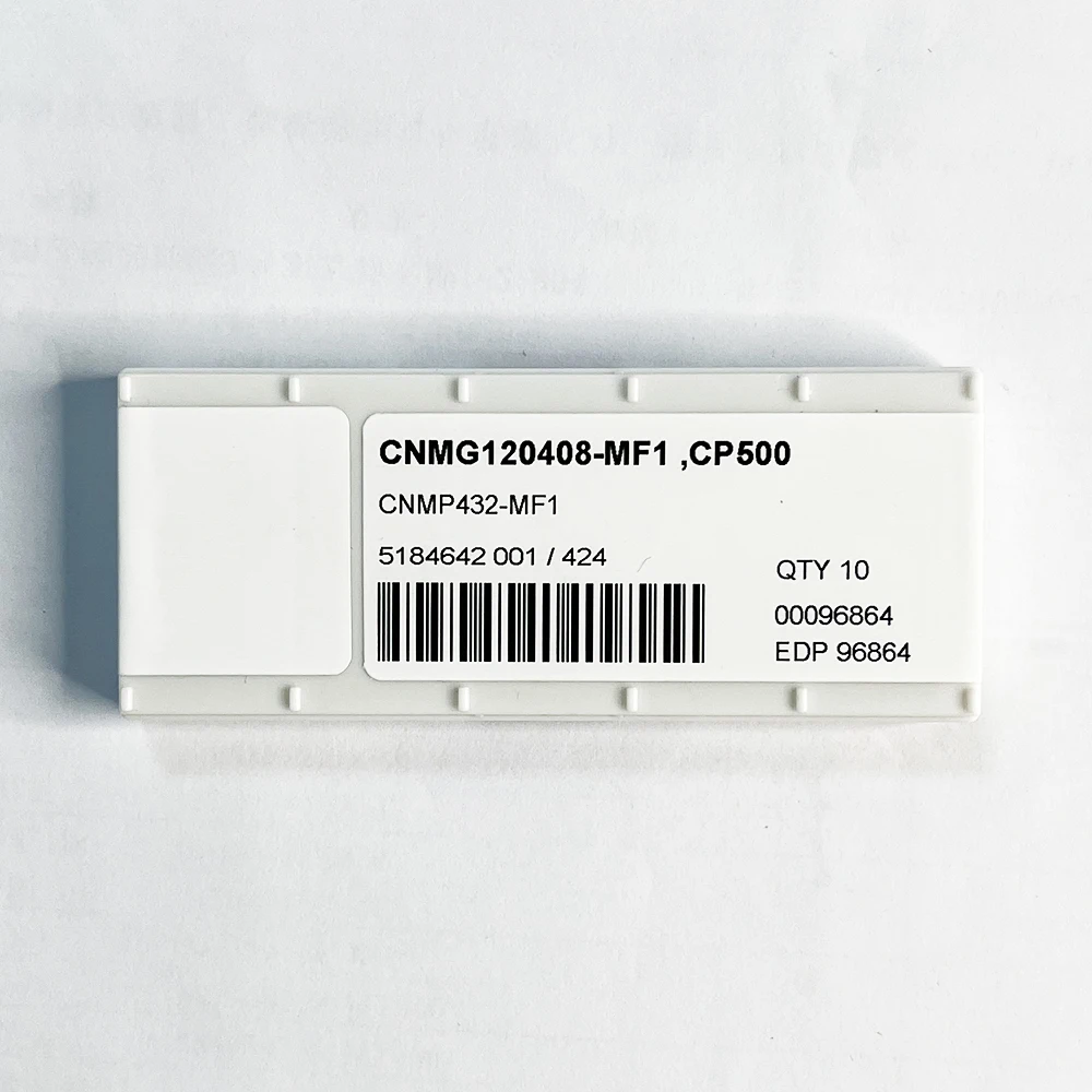 Asli CNMG120408-MF1 CP500 CNC Karbida Sisipan untuk Baja