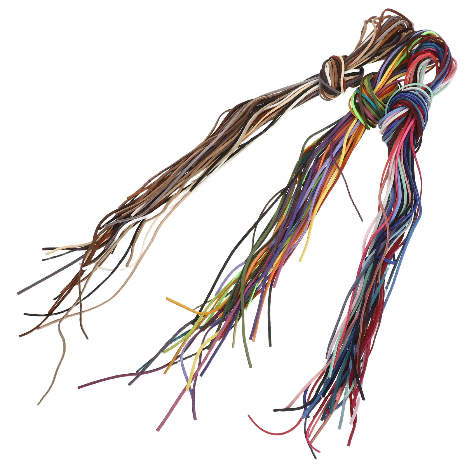 

60Pcs Faux Suede Cord 3Mm Soft Flat Braided String for Jewelry Making Necklaces Bracelets DIY Crafts Keychains Beading Supplies