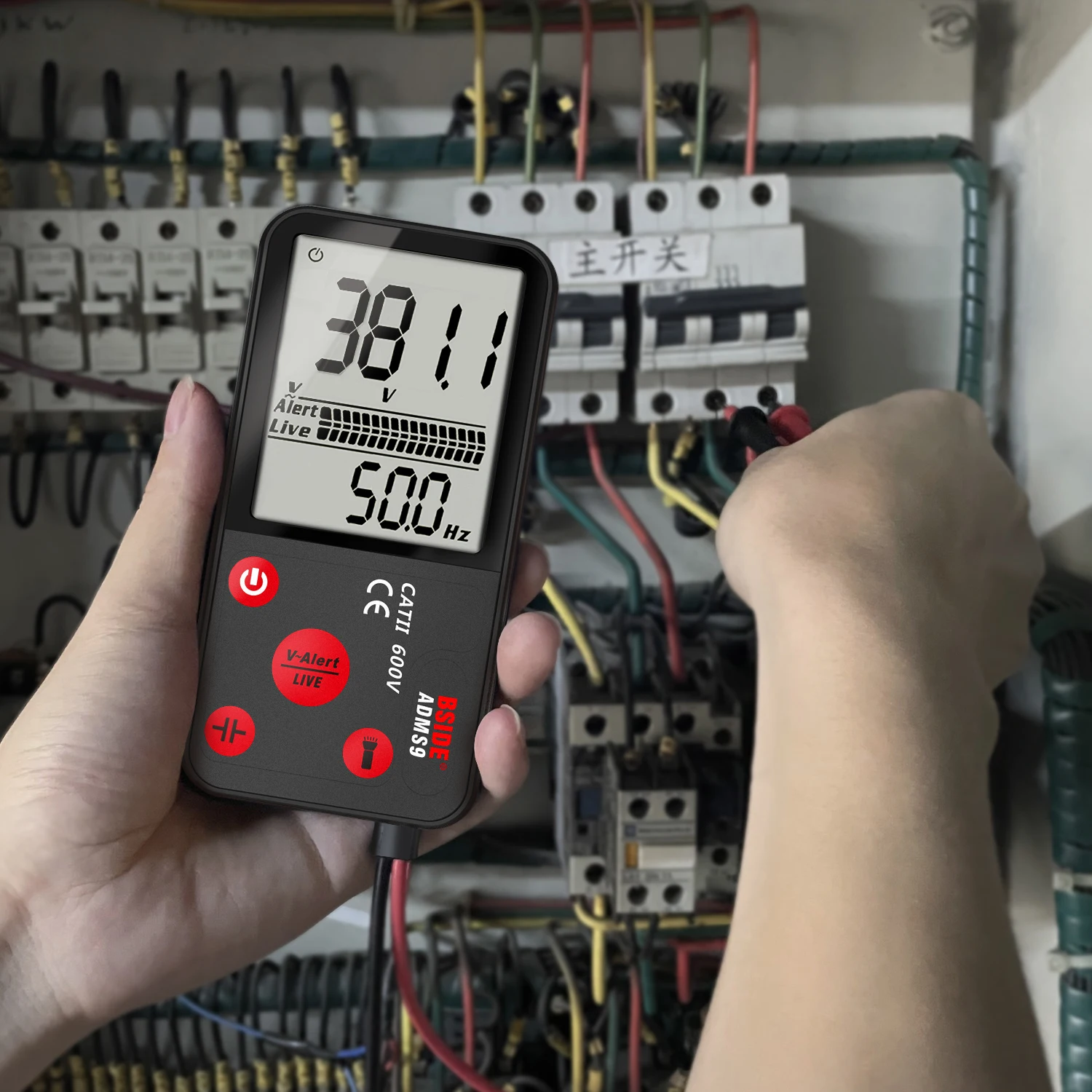 NOWY Multimetr cyfrowy Przenośny Multitester Inteligentny Tester dla elektryków T-RMS DC Napięcie AC Pojemność Dioda Ohm Hz NCV Merter