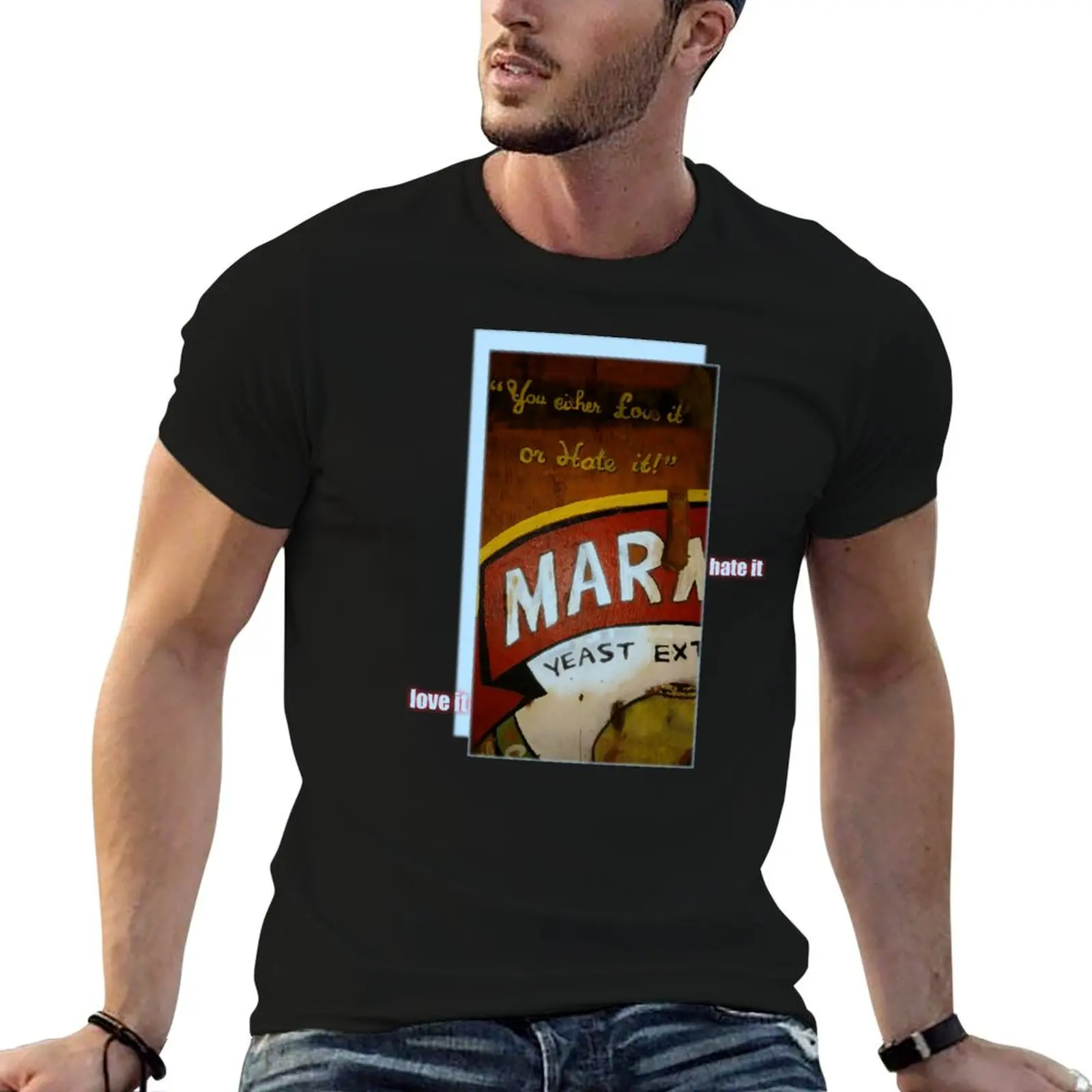Camiseta Marmite Love or Hate, paquete de camisetas para hombre, camiseta de algodón blanca y negra, camiseta lisa para hombre, paquete de camisetas para hombre, camiseta gráfica